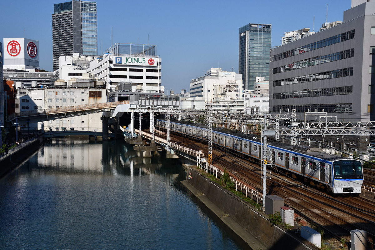 相模鉄道 かしわ台車両センター 8000系 8713×10