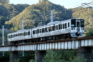 JR西日本 クロ213系 備中川面～木野山間付近