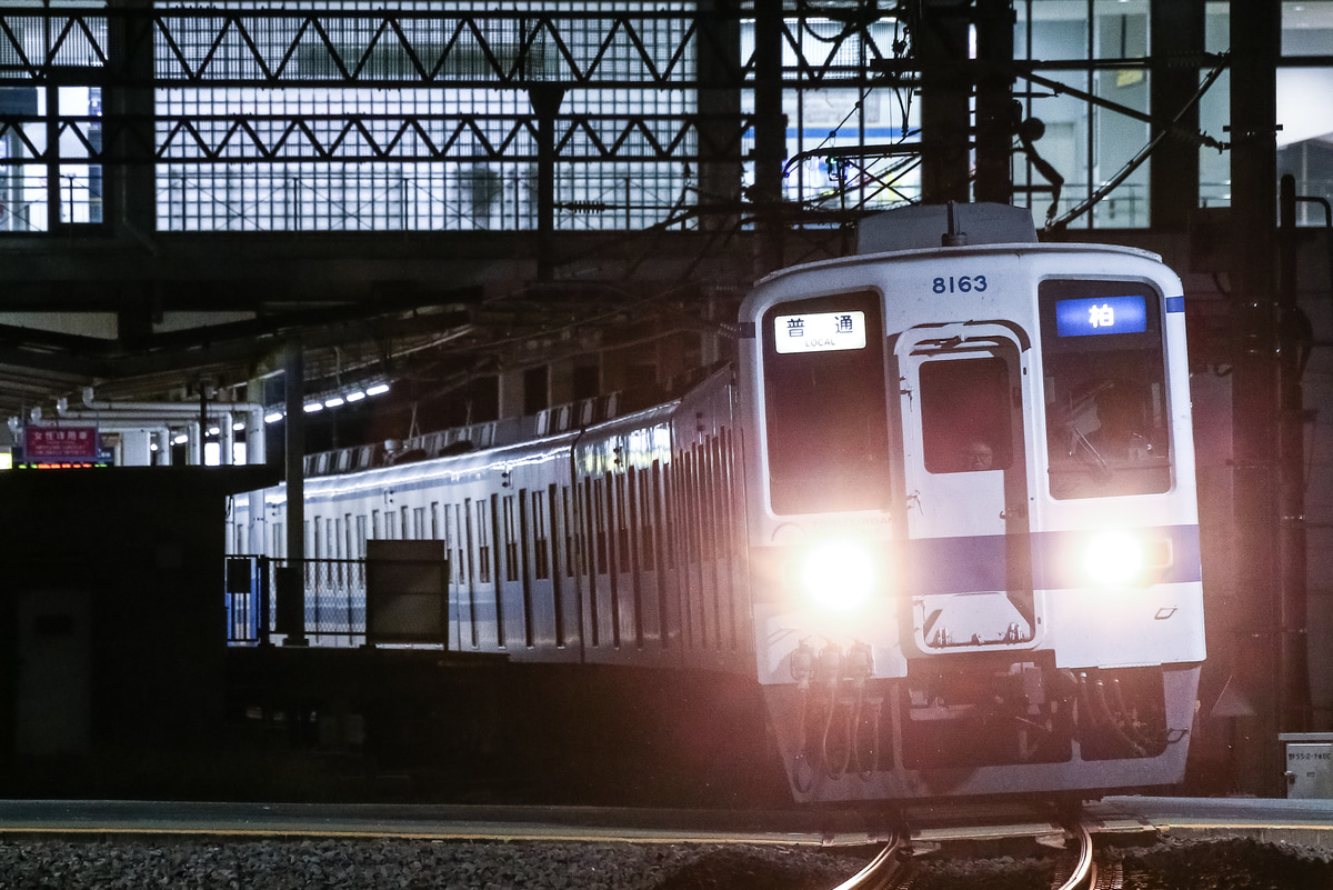 東武鉄道 南栗橋車両管区七光台支所 8000系 8163f