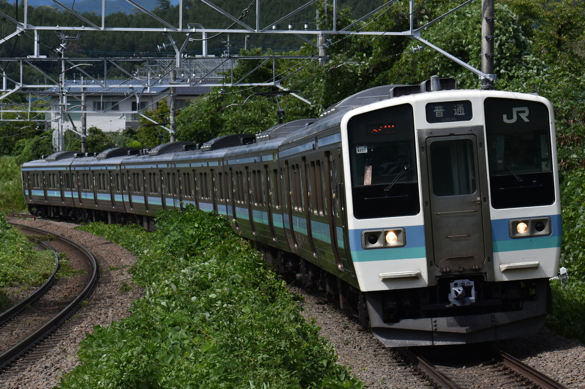 JR東日本 長野車両センター 211系 ナノN607編成