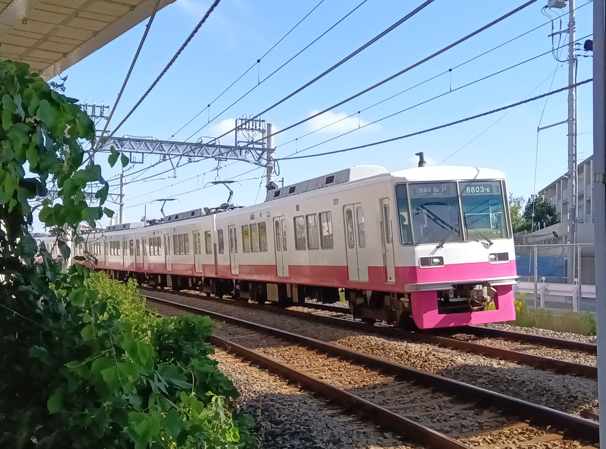 京成電鉄 くぬぎ山車両基地 8800形 8803F