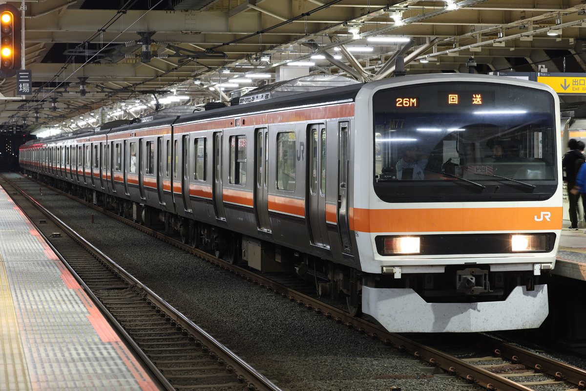 JR東日本 京葉車両センター 209系 ケヨM77編成