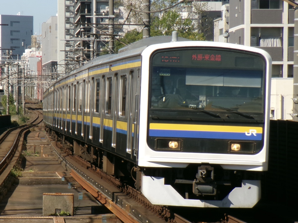 JR東日本 幕張車両センター 209系 C606編成