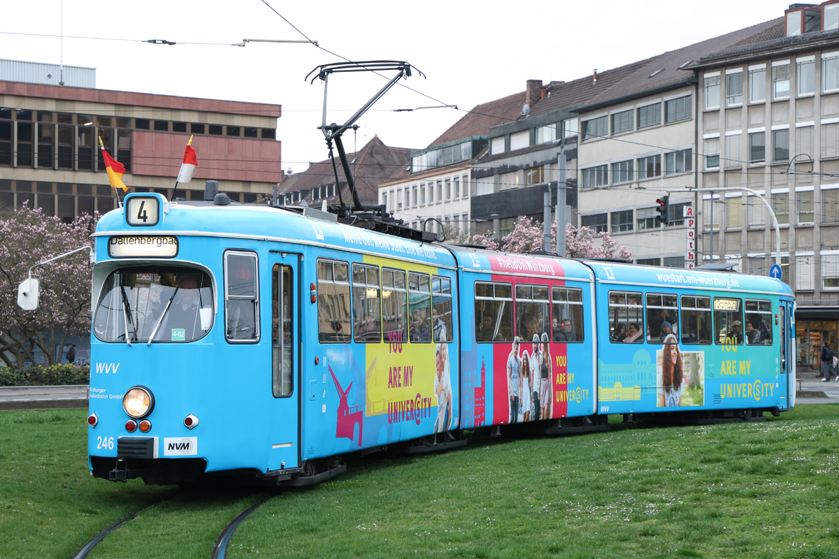 Verkehrsverbund Mainfranken  GTW-D8 246
