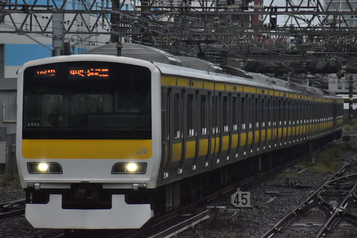 JR東日本 三鷹車両センター E231系500番台 ミツA532編成