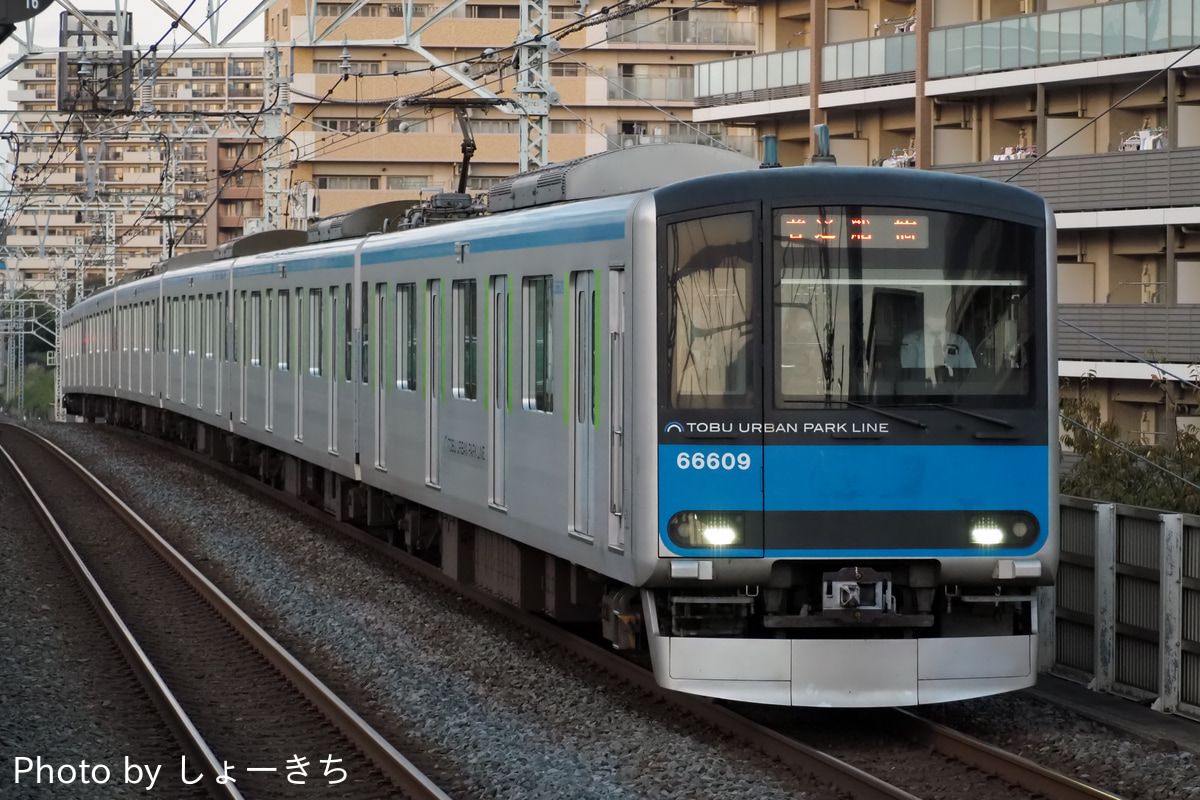 東武鉄道 南栗橋車両管区七光台支所 60000系 61609F