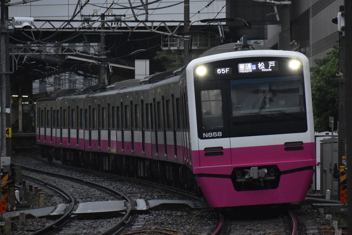 京成電鉄 くぬぎ山車両基地 N800形 N858F