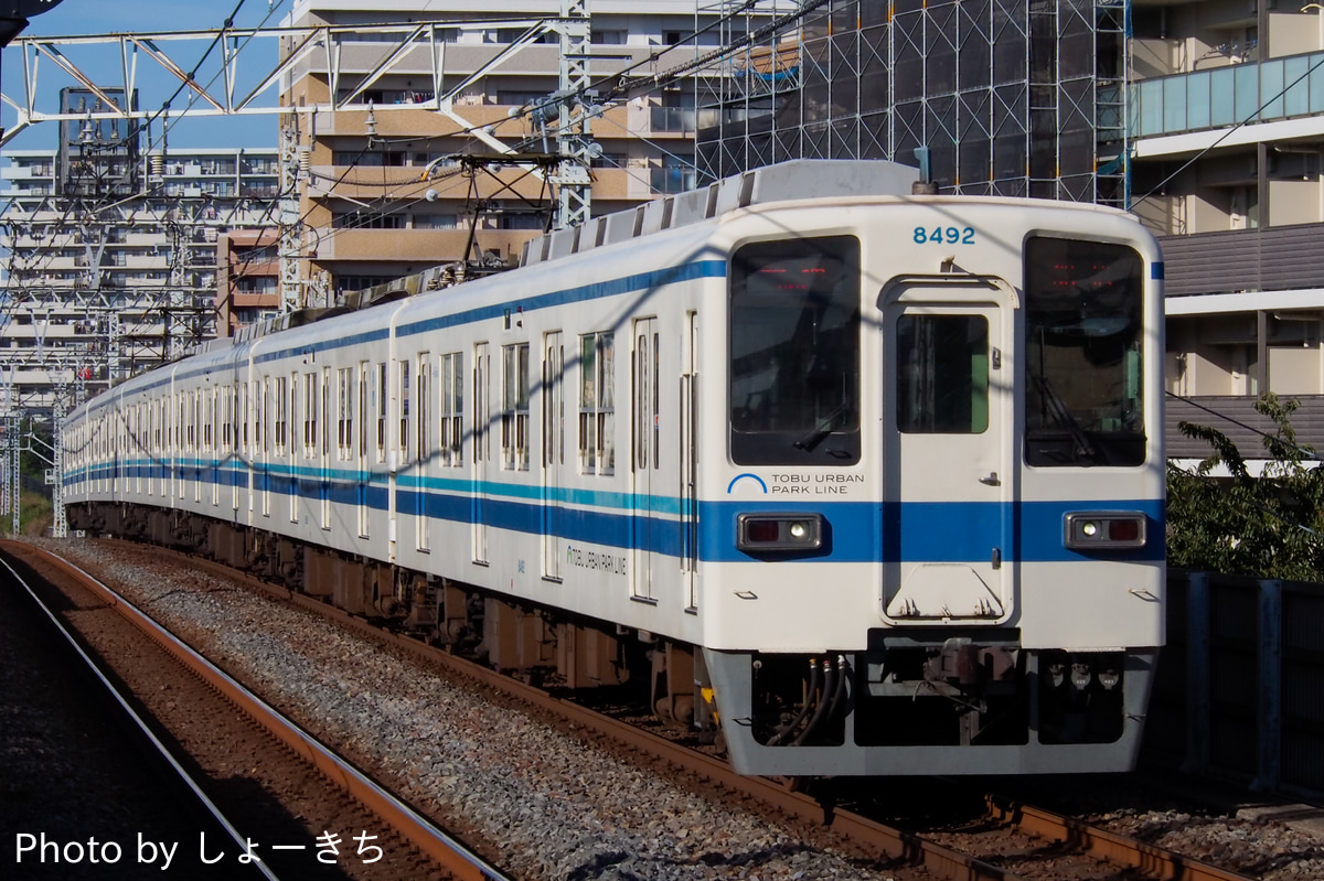東武鉄道 南栗橋車両管区七光台支所 8000系 8192F