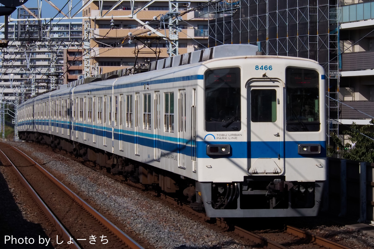 東武鉄道 南栗橋車両管区七光台支所 8000系 8166F