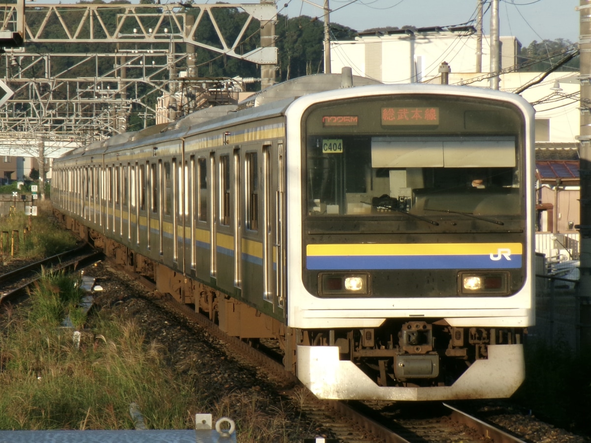 JR東日本 幕張車両センター 209系 マリC404編成