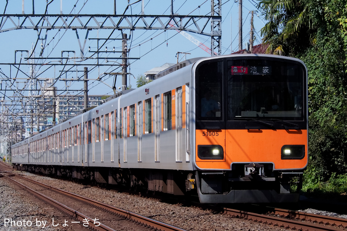 東武鉄道 森林公園検修区 50000系 51005F