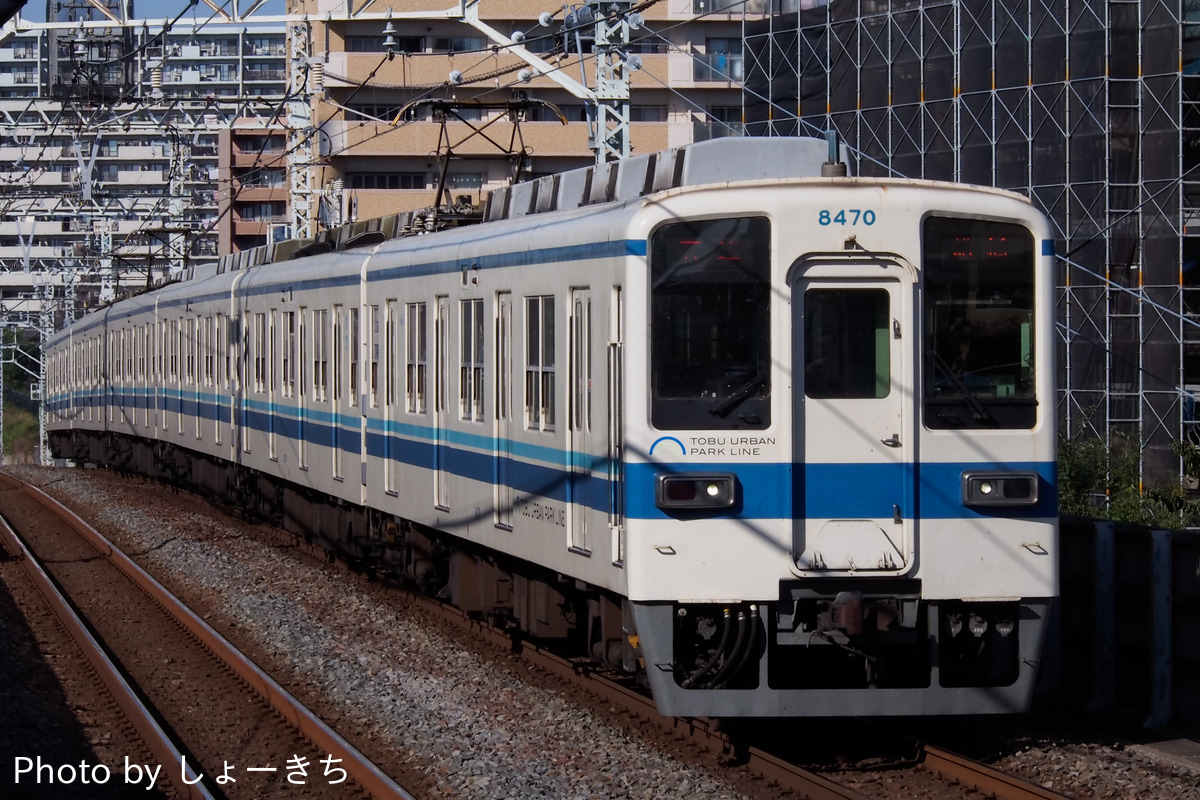 東武鉄道 南栗橋車両管区七光台支所 8000系 8170F