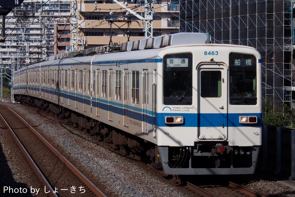東武鉄道 南栗橋車両管区七光台支所 8000系 8163F