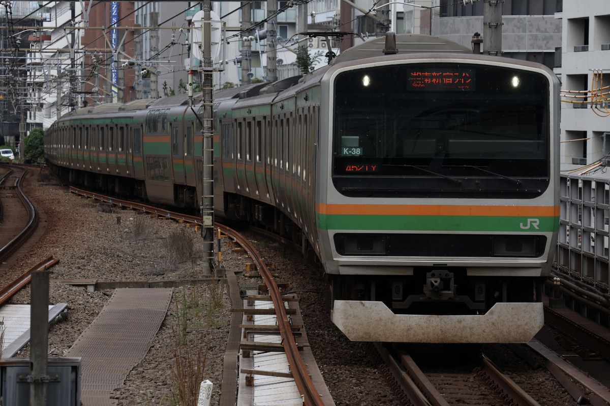 JR東日本 国府津車両センター E231系 コツK-38編成