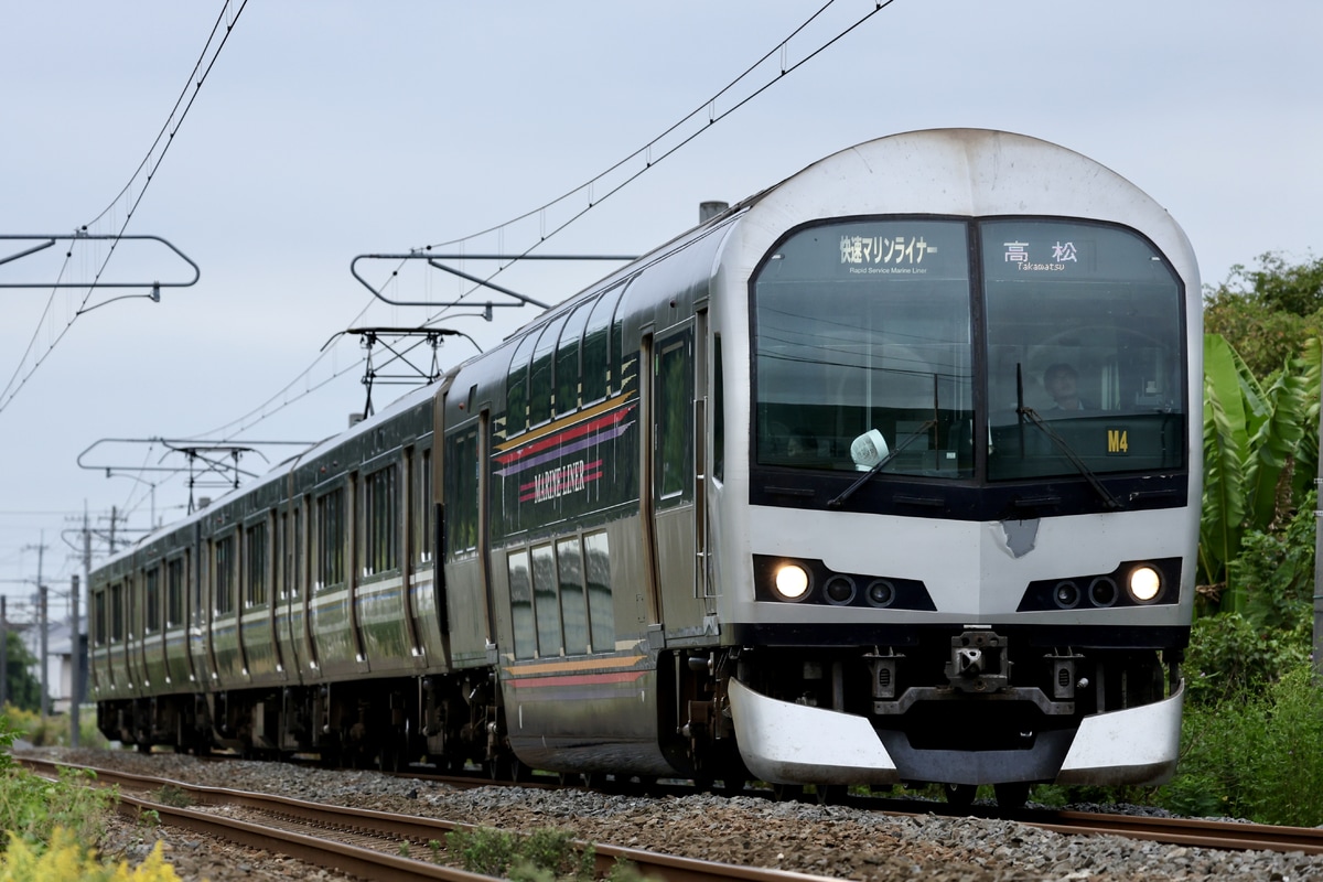 JR四国 高松運転所 5000系 M4編成