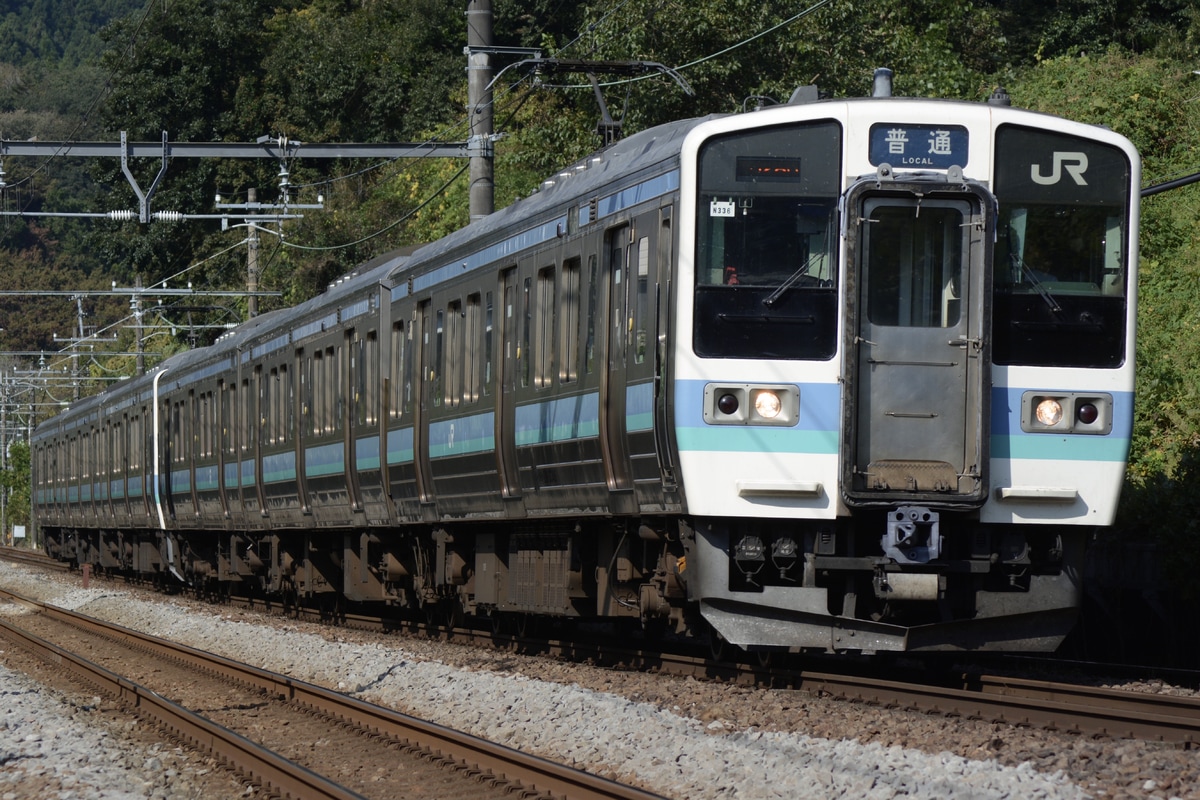 JR東日本 長野総合車両ベース 211系 ナノN336編成
