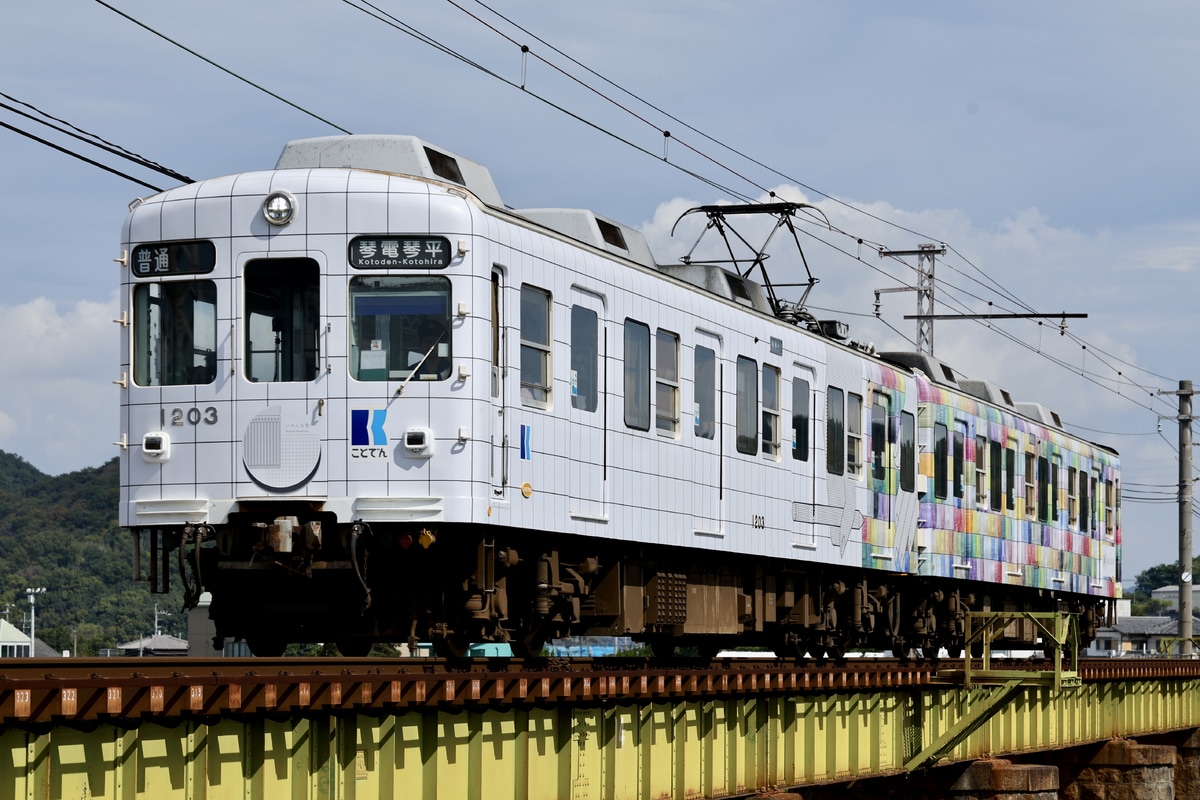 高松琴平電気鉄道 仏生山工場 1200形 1203F