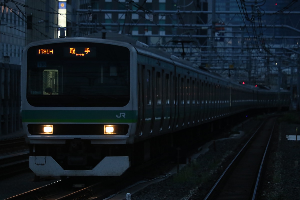 JR東日本 松戸車両センター本区 E231系 マト135編成