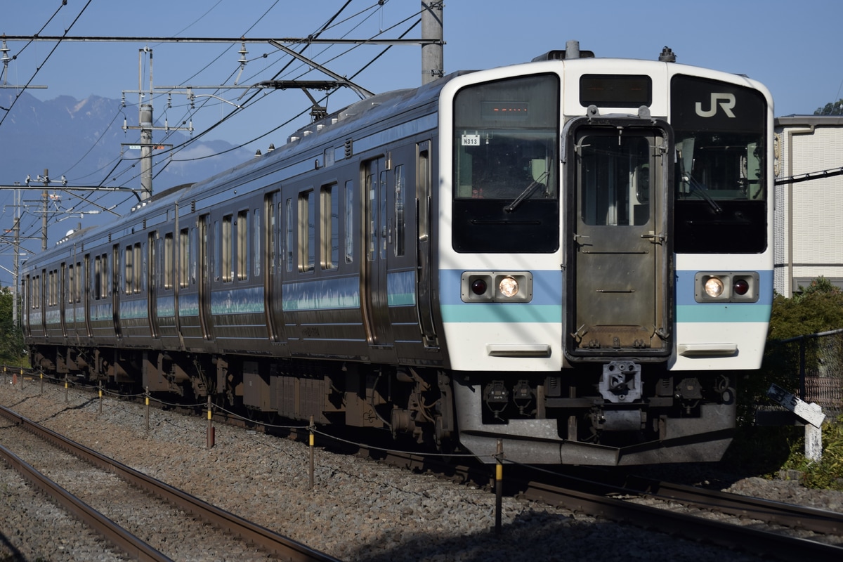 JR東日本 長野総合車両ベース 211系 ナノN313編成
