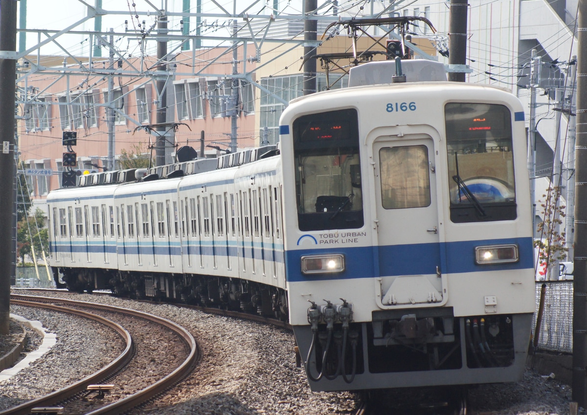 東武鉄道 南栗橋車両管区七光台支所 8000系 8166F