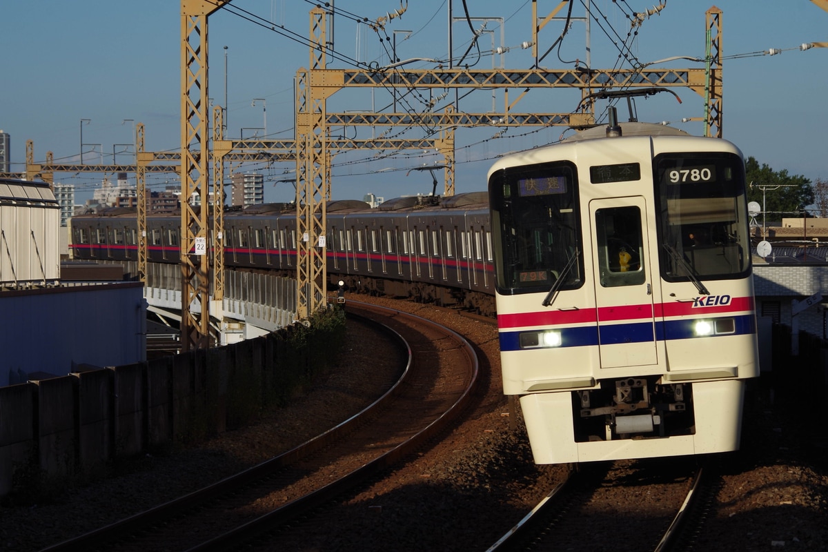 京王電鉄 若葉台検車区 9000系 9730編成