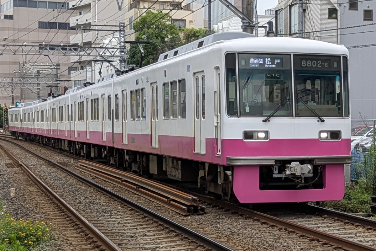 京成電鉄 くぬぎ山車両基地 8800形 8802F