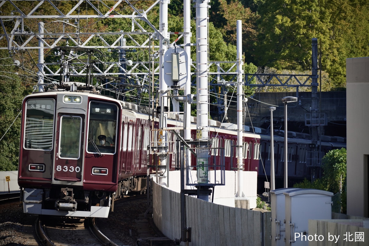阪急電鉄 正雀車庫 8300系 8330F