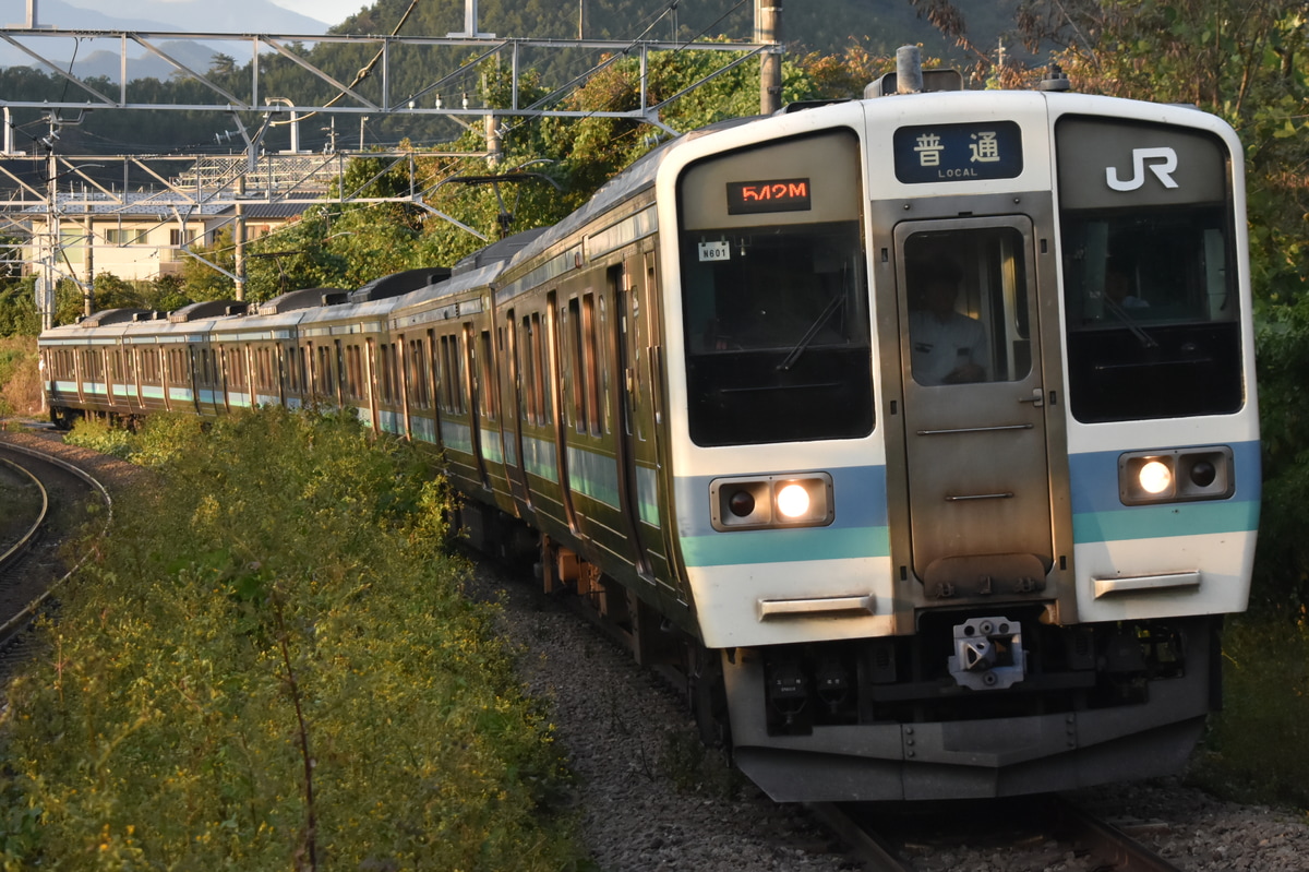 JR東日本 長野車両センター 211系 ナノN601編成
