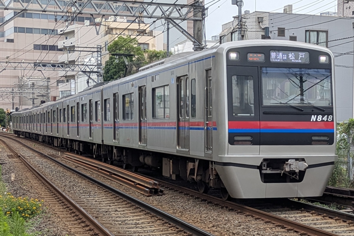 京成電鉄 くぬぎ山車両基地 N800形 N848F