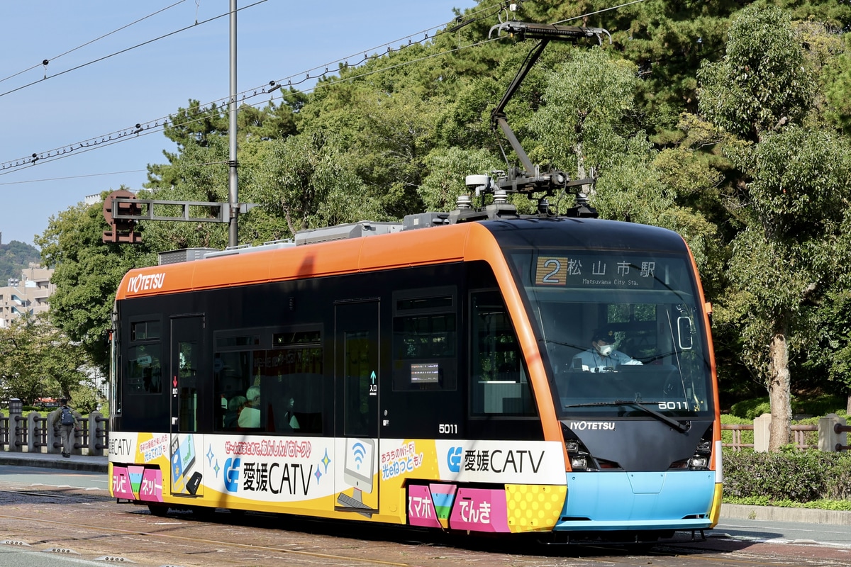 伊予鉄道 古町車両工場 モハ5000形 5011