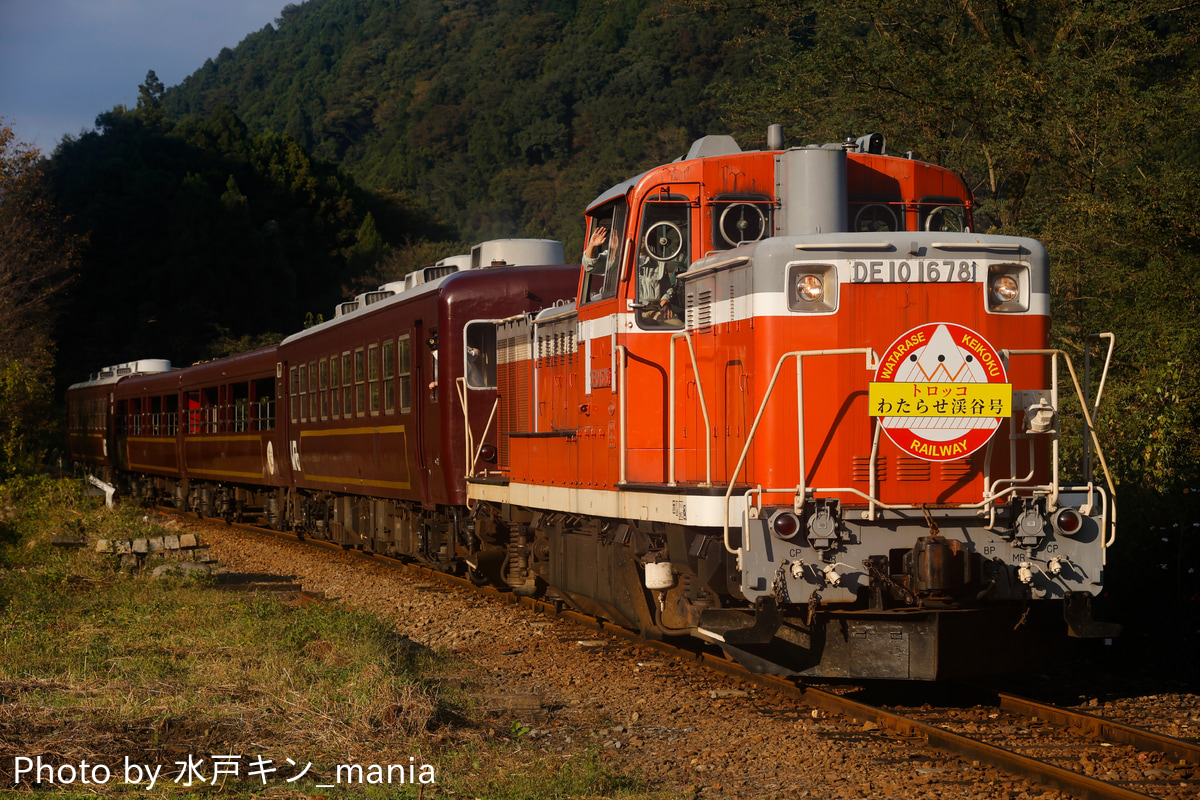 わたらせ渓谷鐵道 大間々検修庫 DE10 1678
