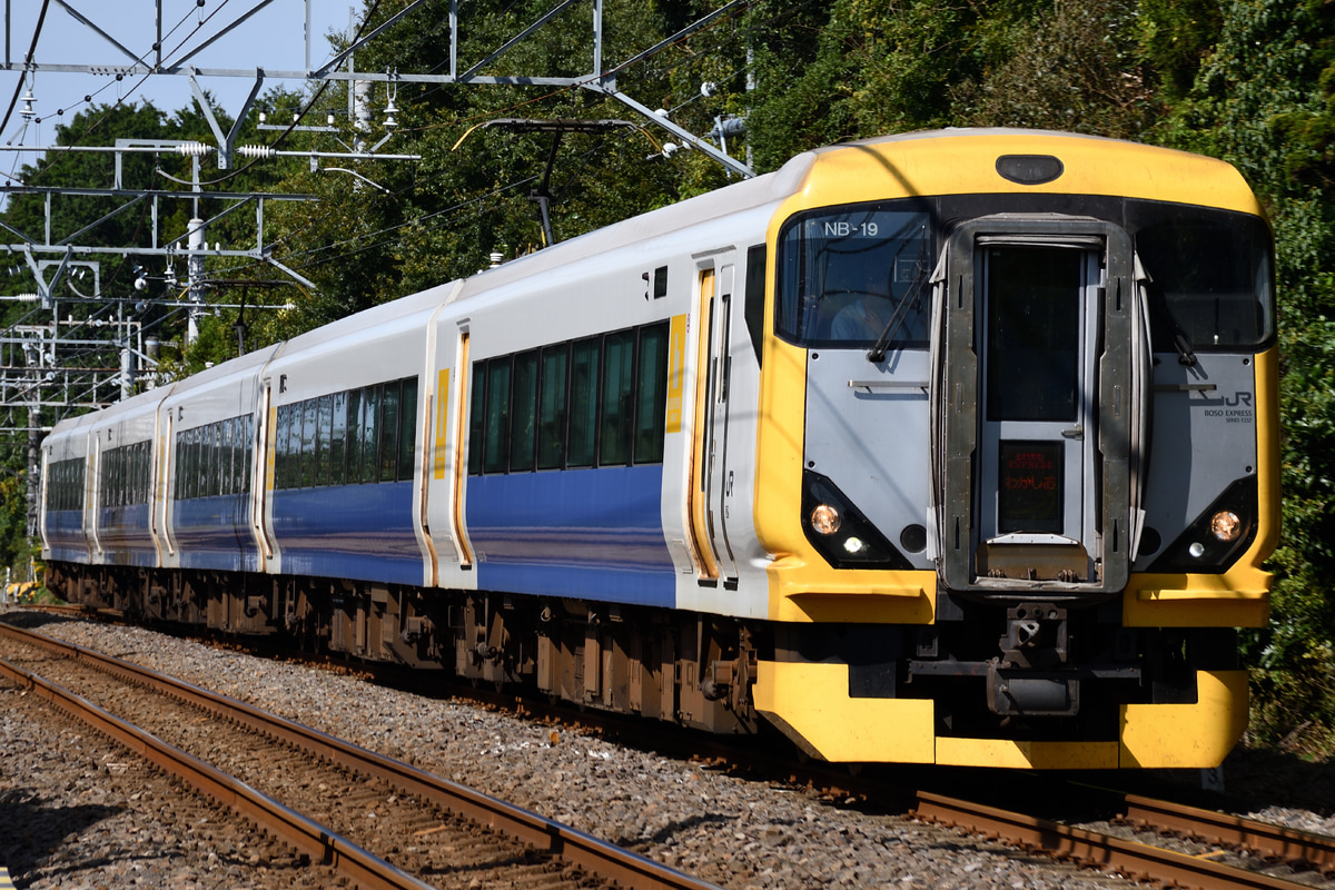 JR東日本 幕張車両ベース E257系 マリNB-19編成
