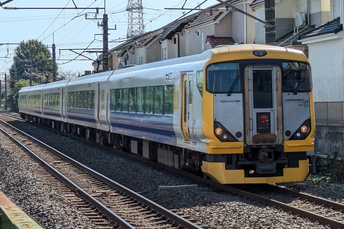 JR東日本 幕張車両センター E257系500番代 マリNB-17編成