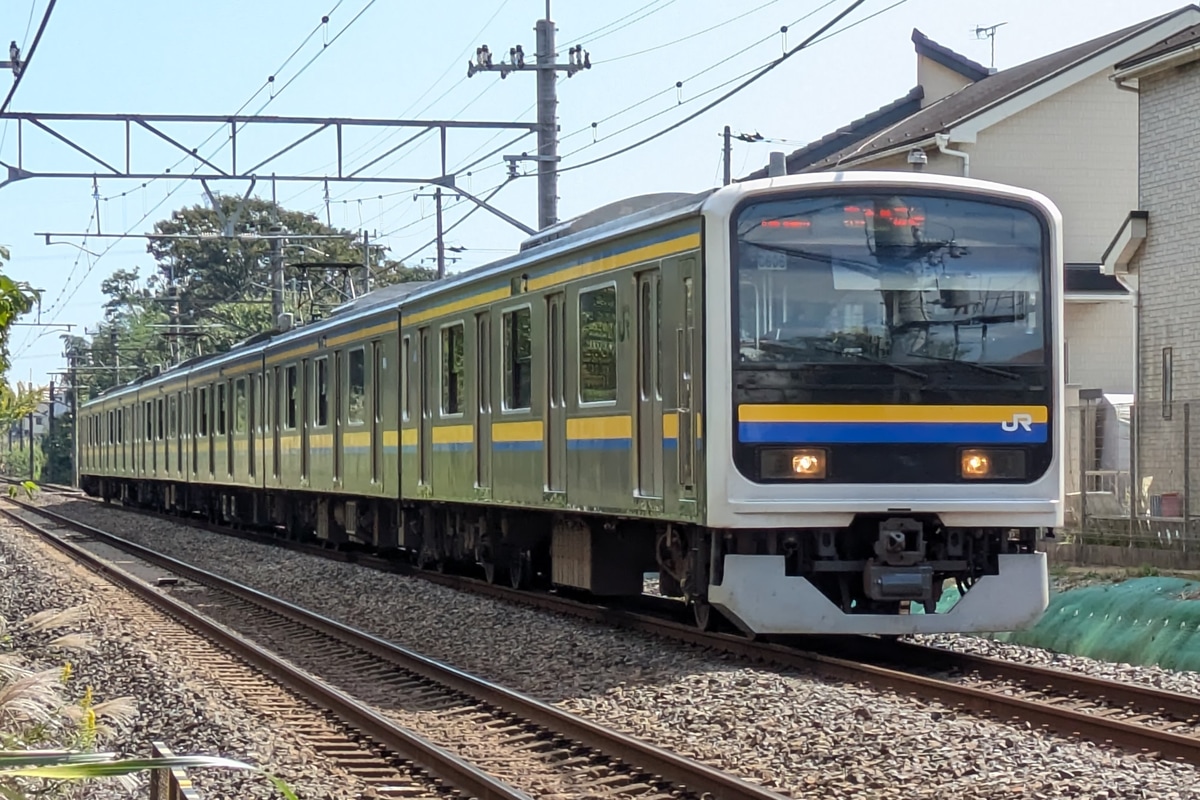 JR東日本 幕張車両センター 209系 マリC606編成