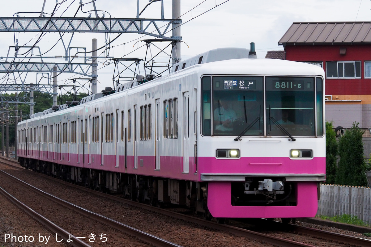 京成電鉄 くぬぎ山車両基地 8800形 8811F