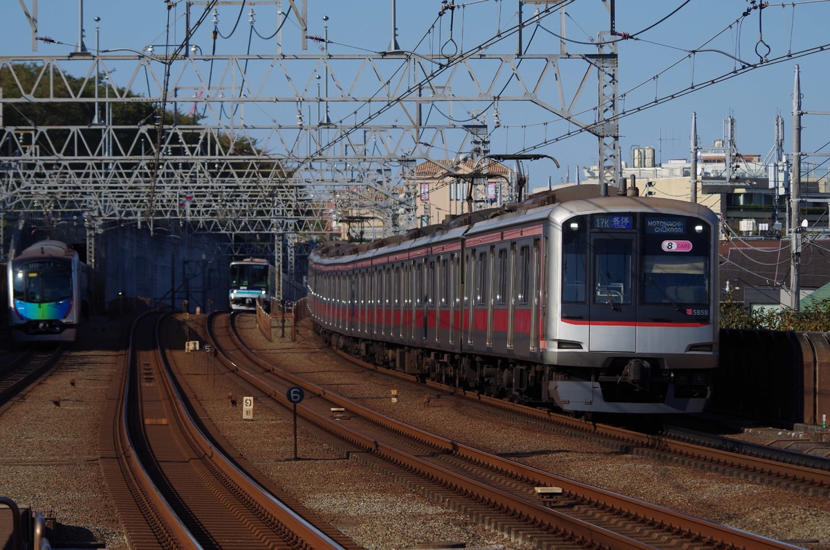 東急電鉄 元住吉検車区 5050系 5158編成