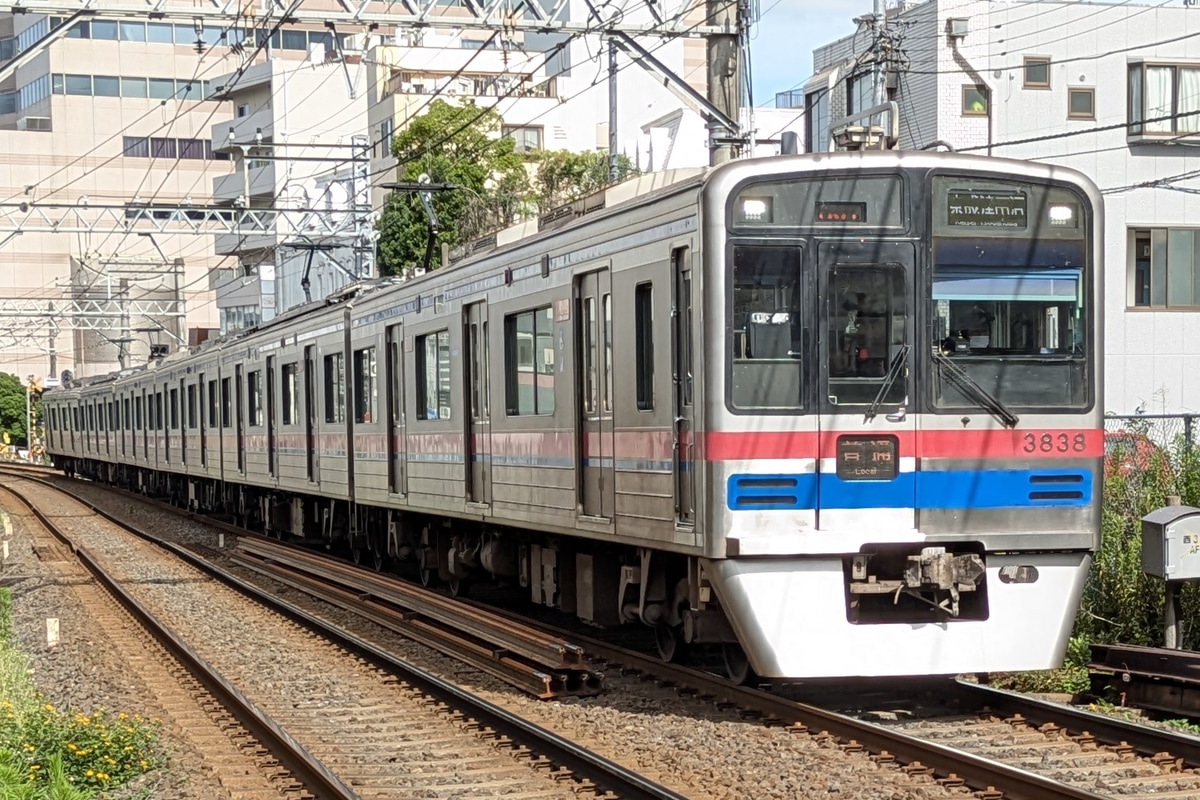 京成電鉄 宗吾車両基地 3700形 3838F