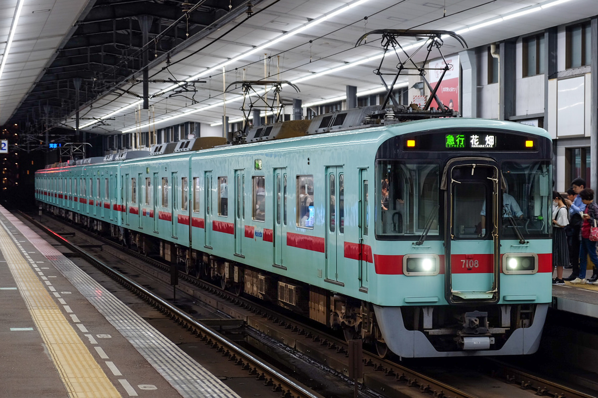 西日本鉄道 筑紫車両基地 7000形 7108F