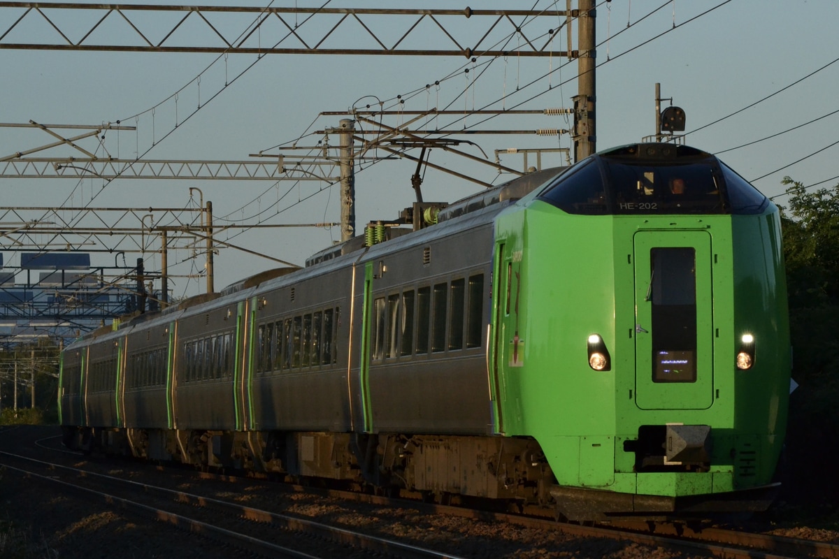 JR北海道 札幌運転所 789系 HE-102+HE-202