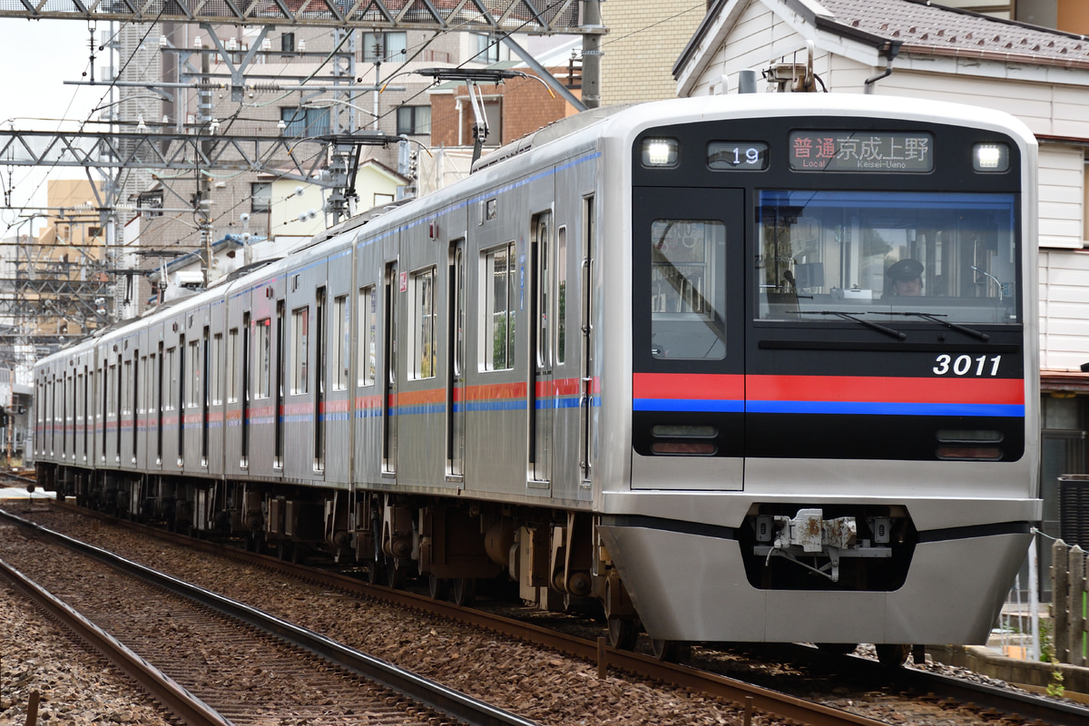 京成電鉄 宗吾車両基地 3000形 3011F