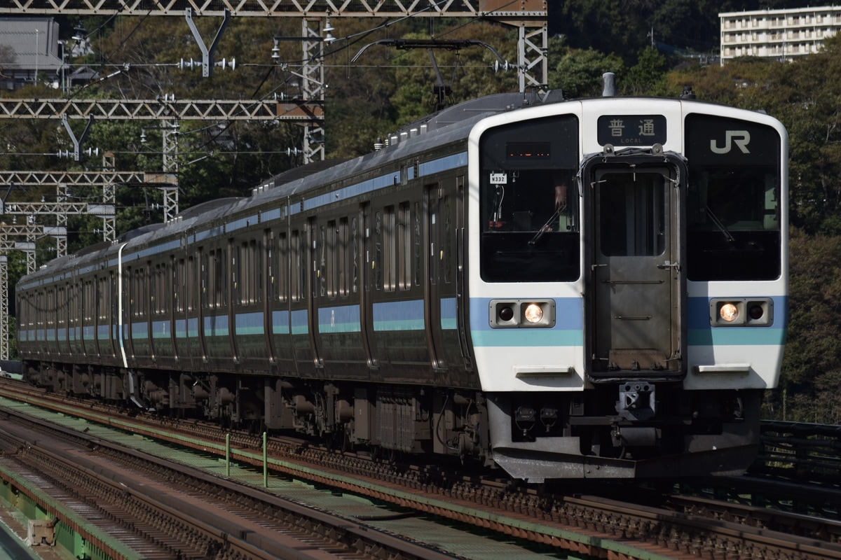 JR東日本 長野総合車両ベース 211系 ナノN332編成