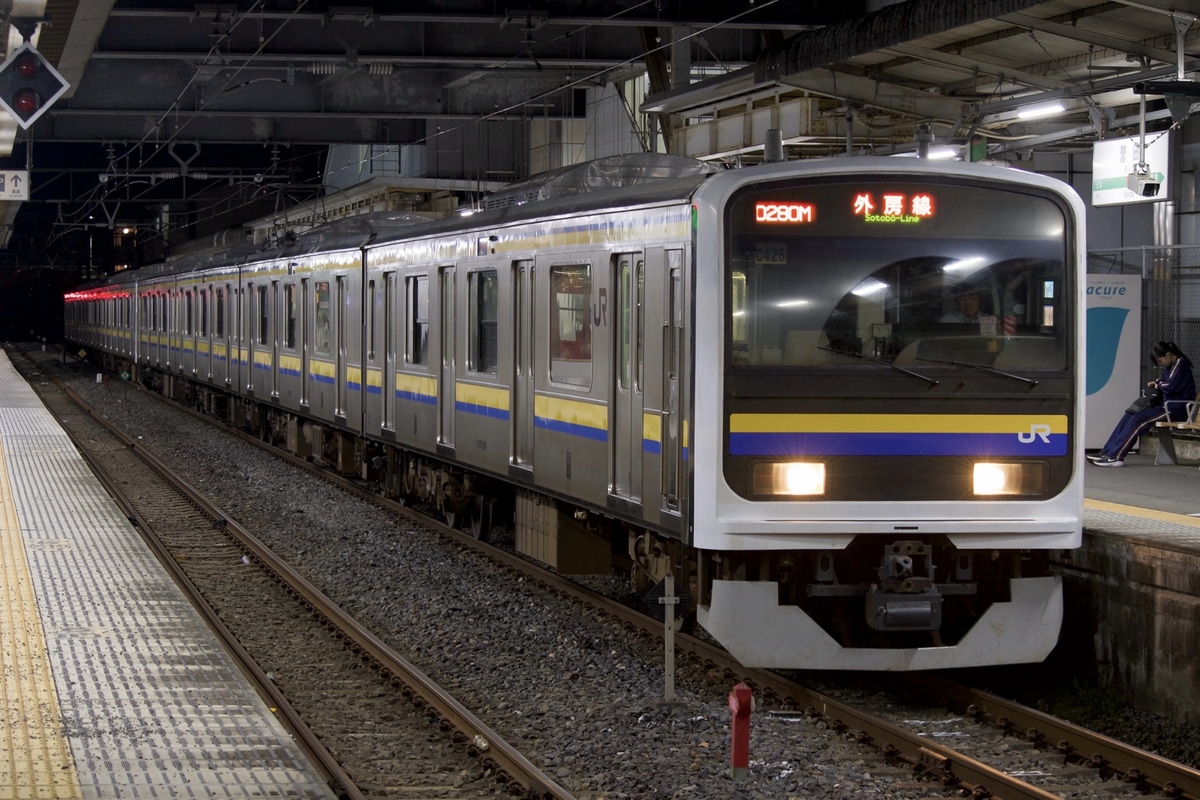 JR東日本 幕張車両センター 209系 マリC426編成