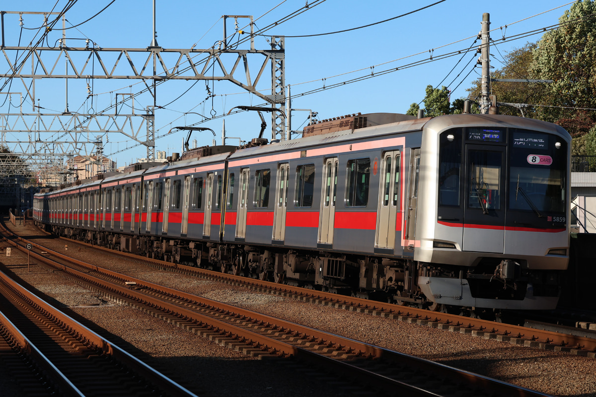 東急電鉄 元住吉検車区 5050系 5159F