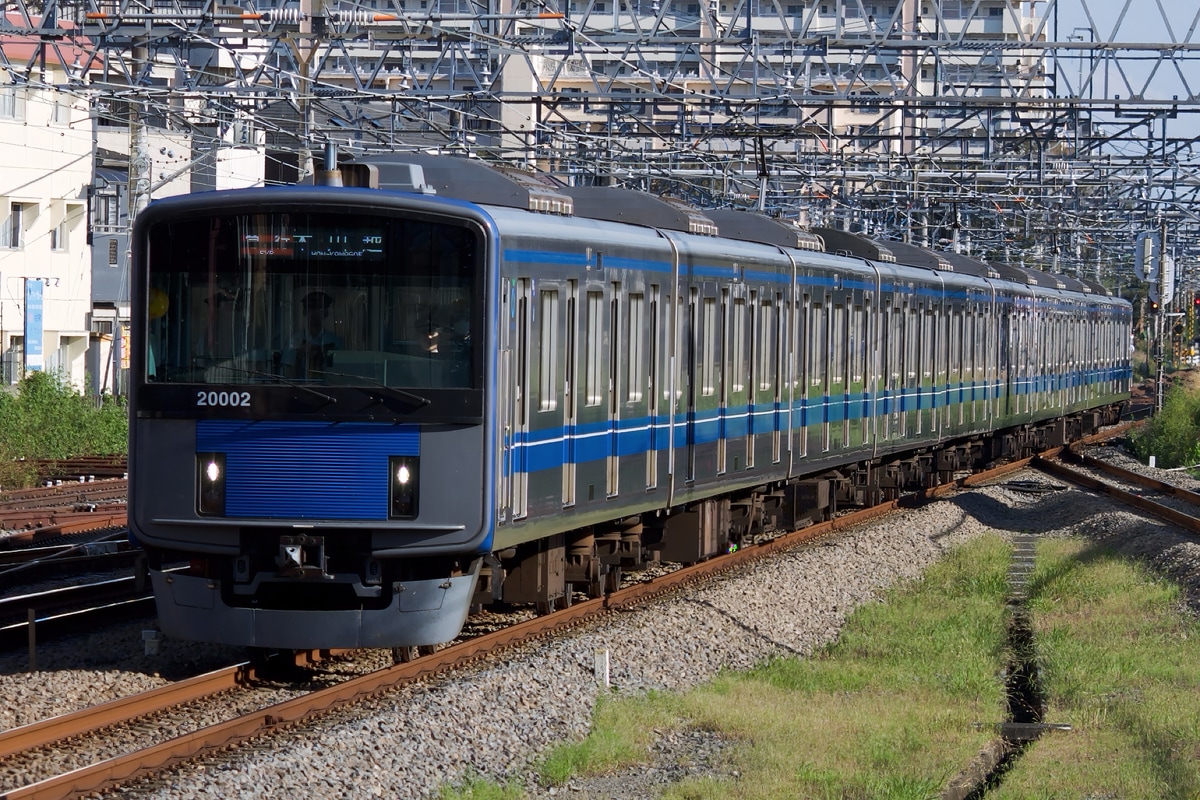 西武鉄道 玉川上水車両管理所 20000系 20102F