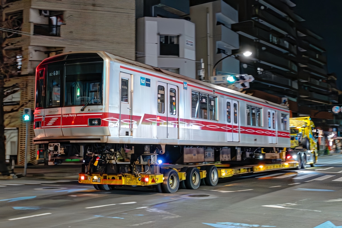 東京メトロ 中野検車区 02系 02-101F