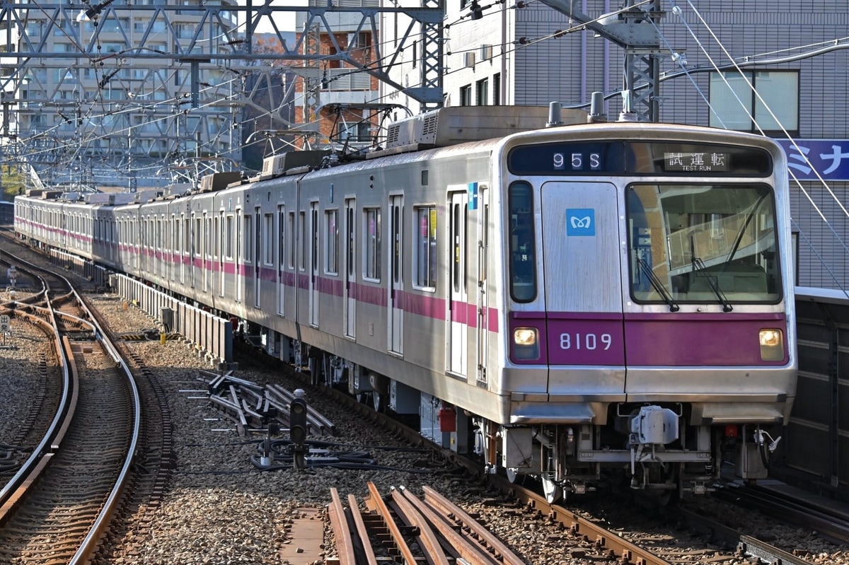 東京メトロ 鷺沼検車区 8000系 8109F