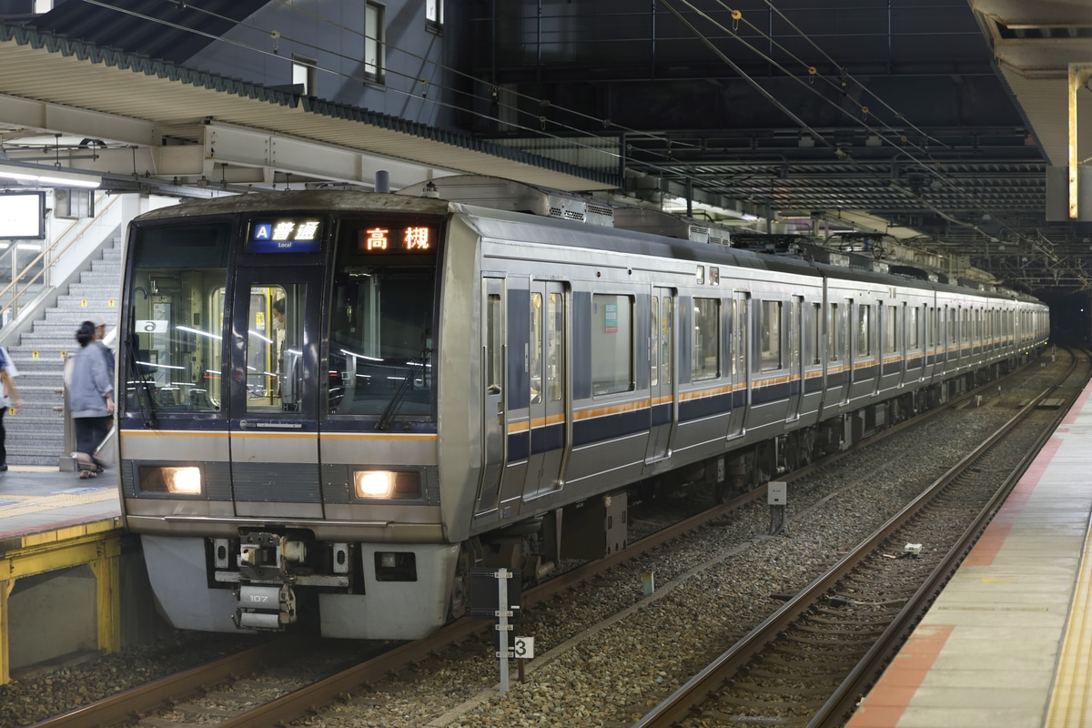 JR西日本 網干総合車両所明石支所 207系 アカH7編成