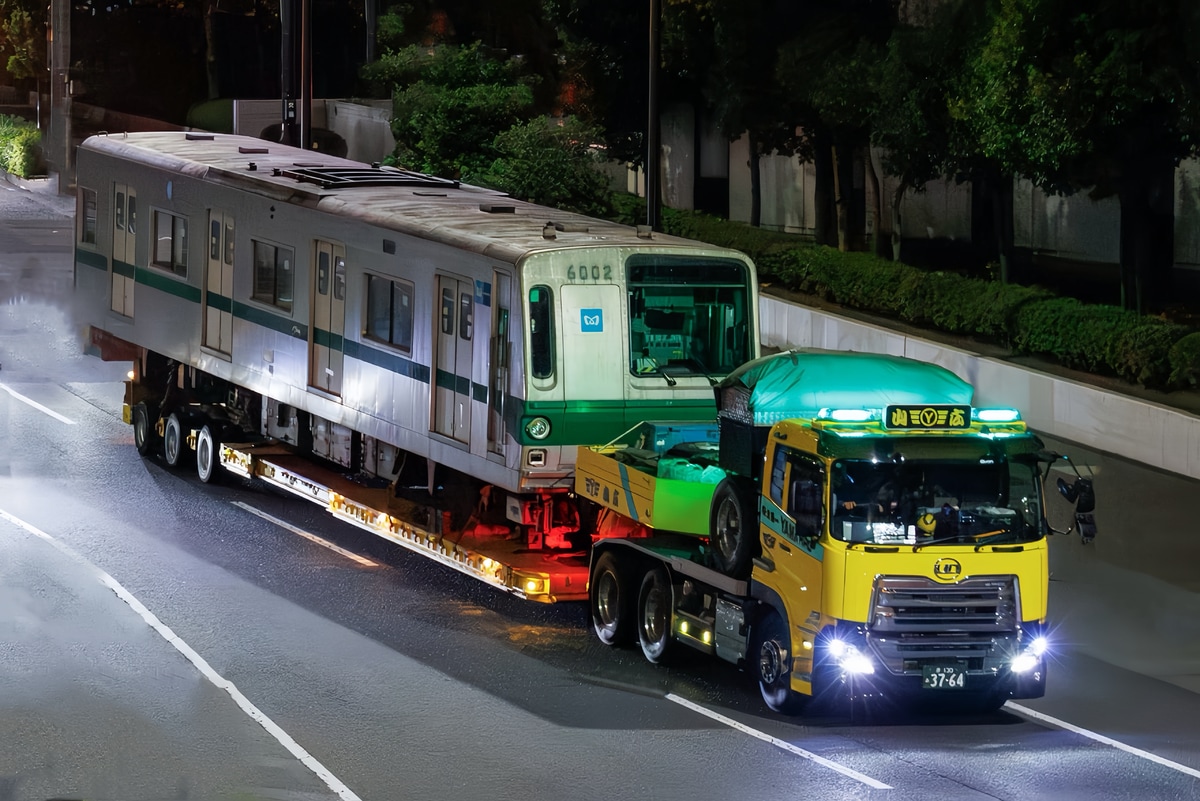 東京メトロ 綾瀬検車区 6000系 6102F