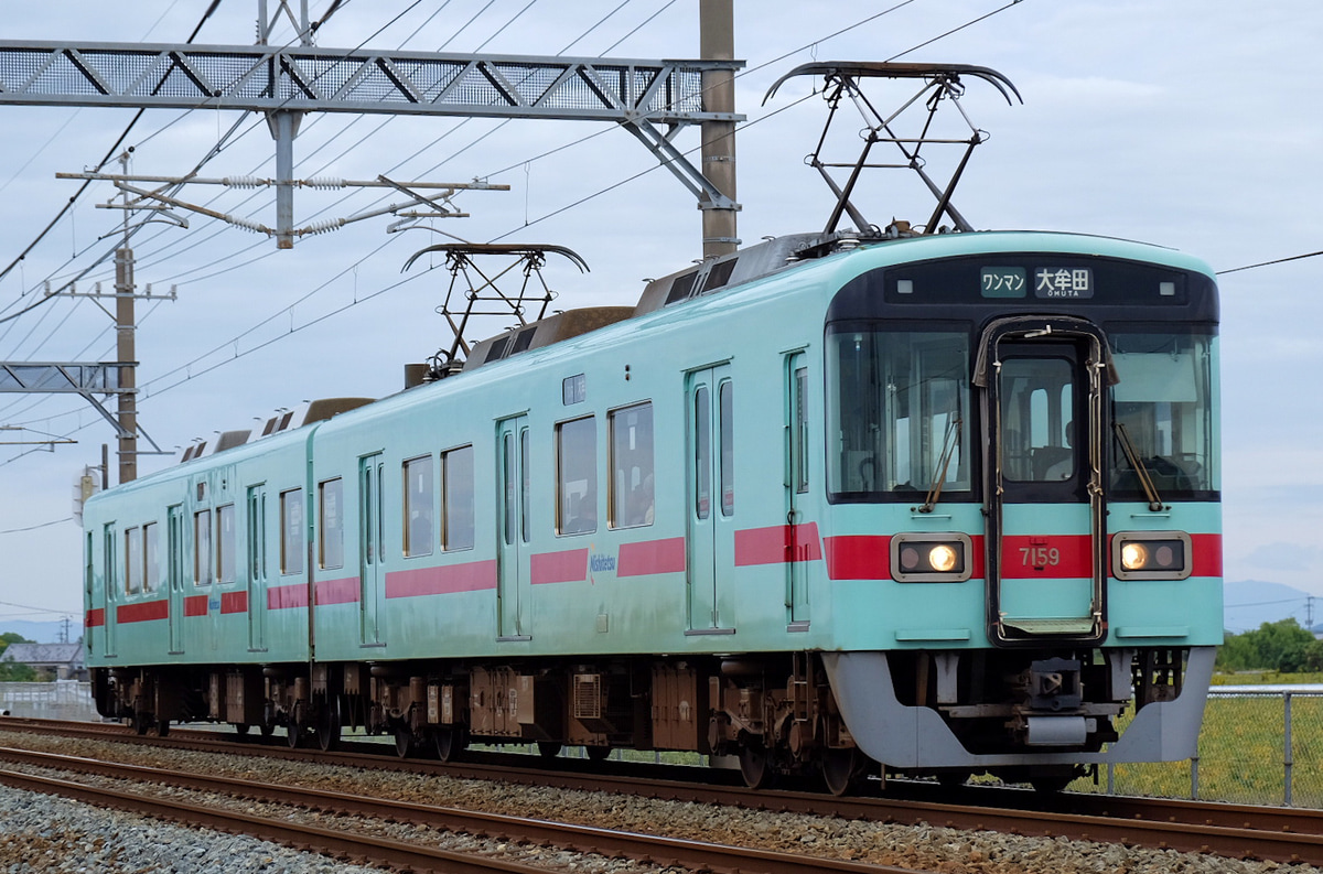 西日本鉄道 筑紫車両基地 7050形 7159F