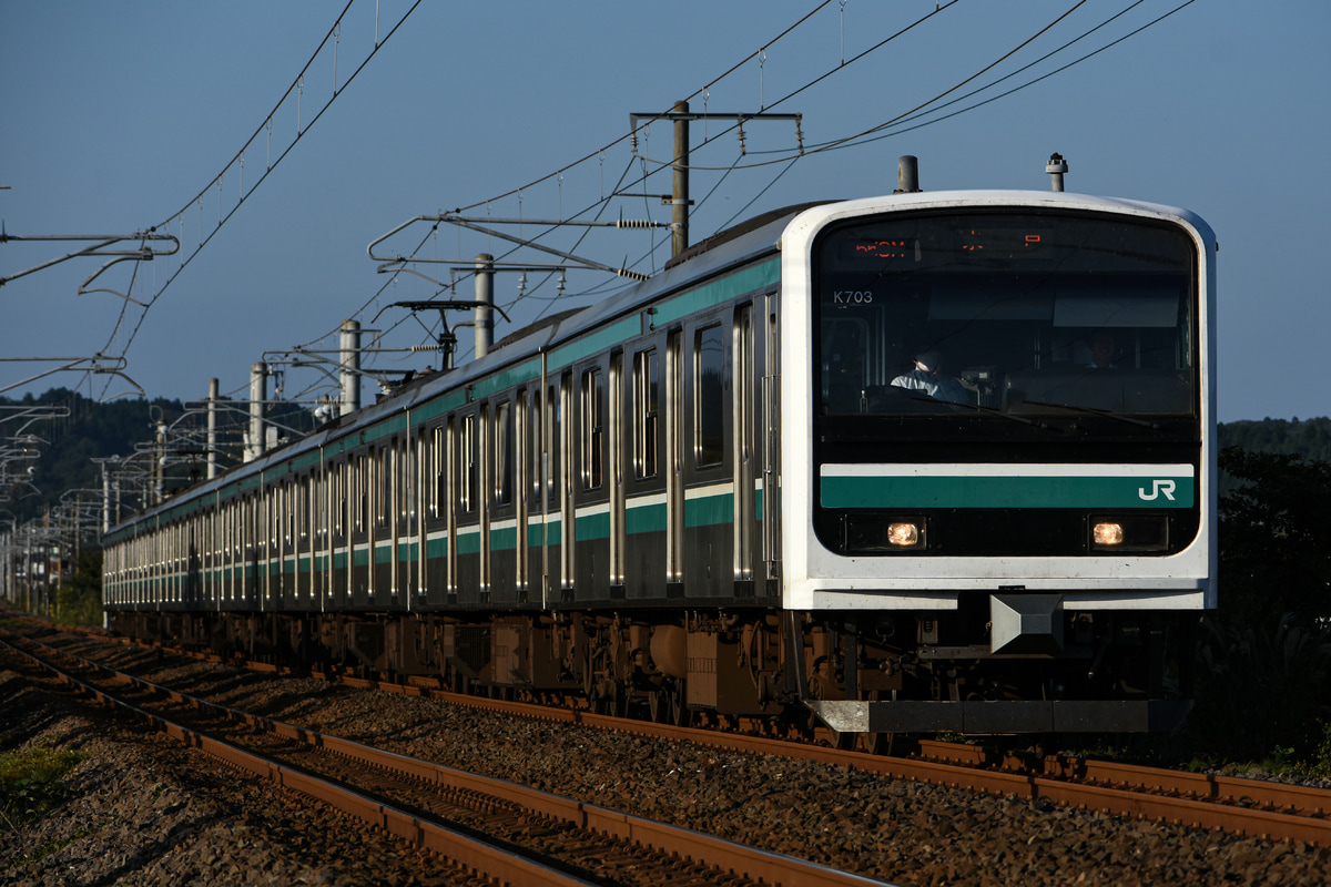 JR東日本 勝田車両センター E501系 K703編成